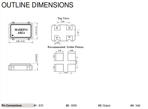 SX5C-33F20EH-100MHZ,5032mm,CMOS,FCD-Tech΢״ﾧ,SX5Cϵ